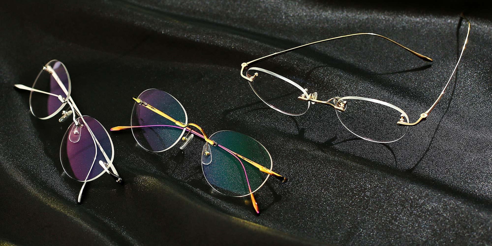 discount rimless glasses