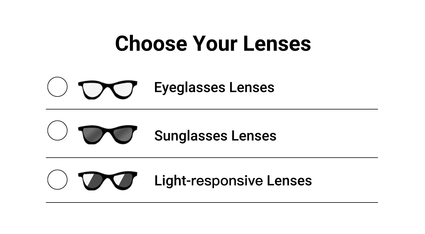 Click the “Select Lenses” button.