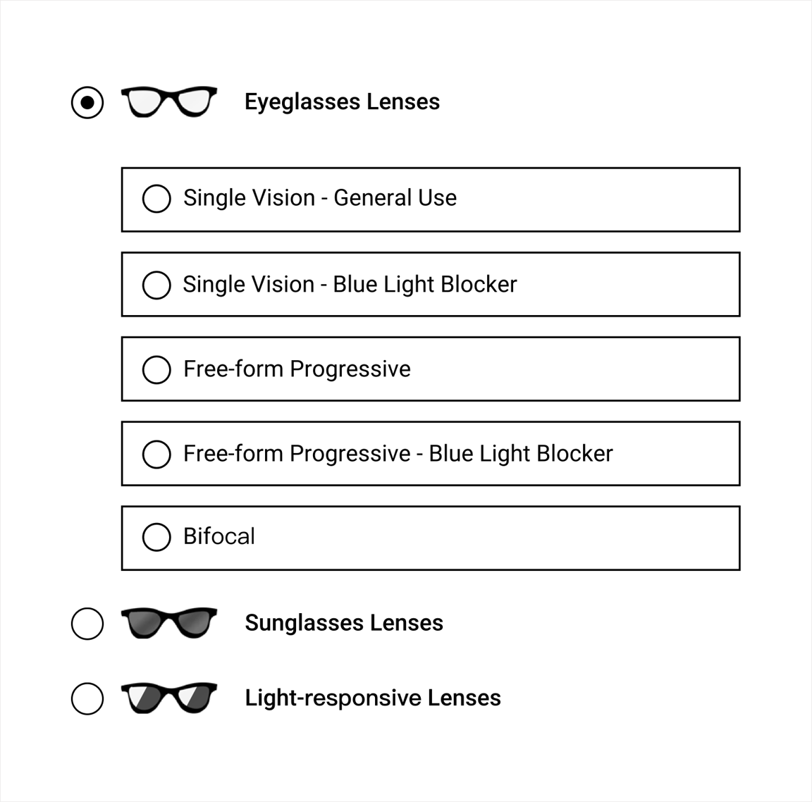 Order store prescription eyeglasses