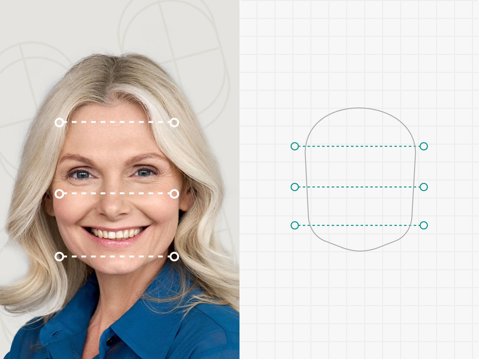 When browsing for eyewear for square faces, look for glasses with the following features
