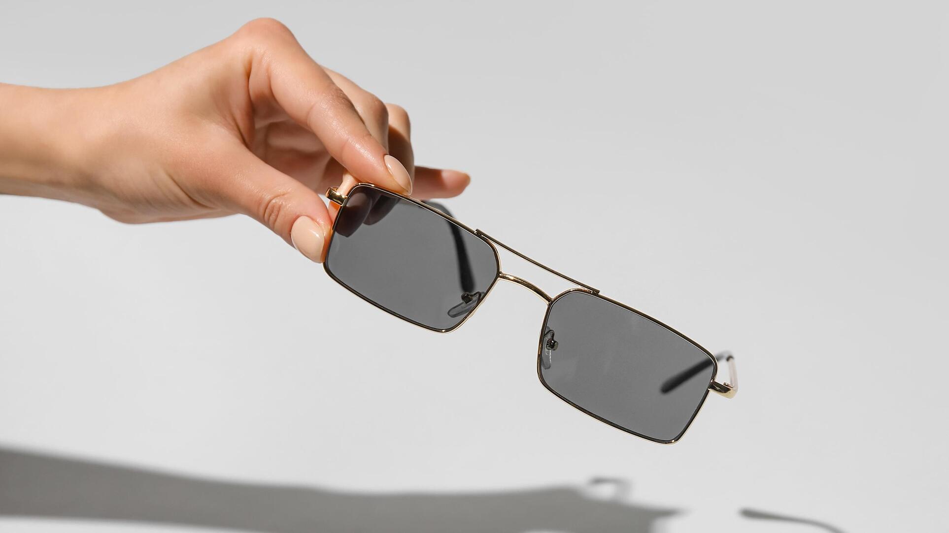 Grey tinted sunglasses on sale