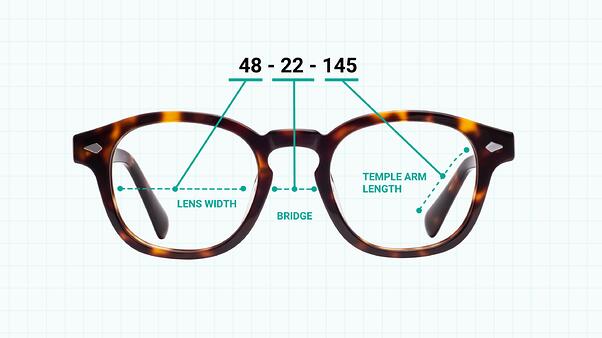 Glasses Measurements: Finding Your Frame Size | Yesglasses