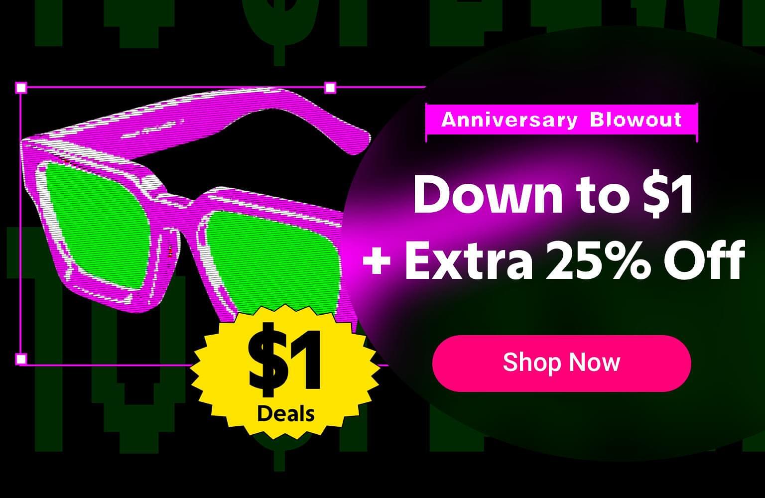Yesglasses Turns 9: Celebrate with $1 Deals + Extra 25% Off!