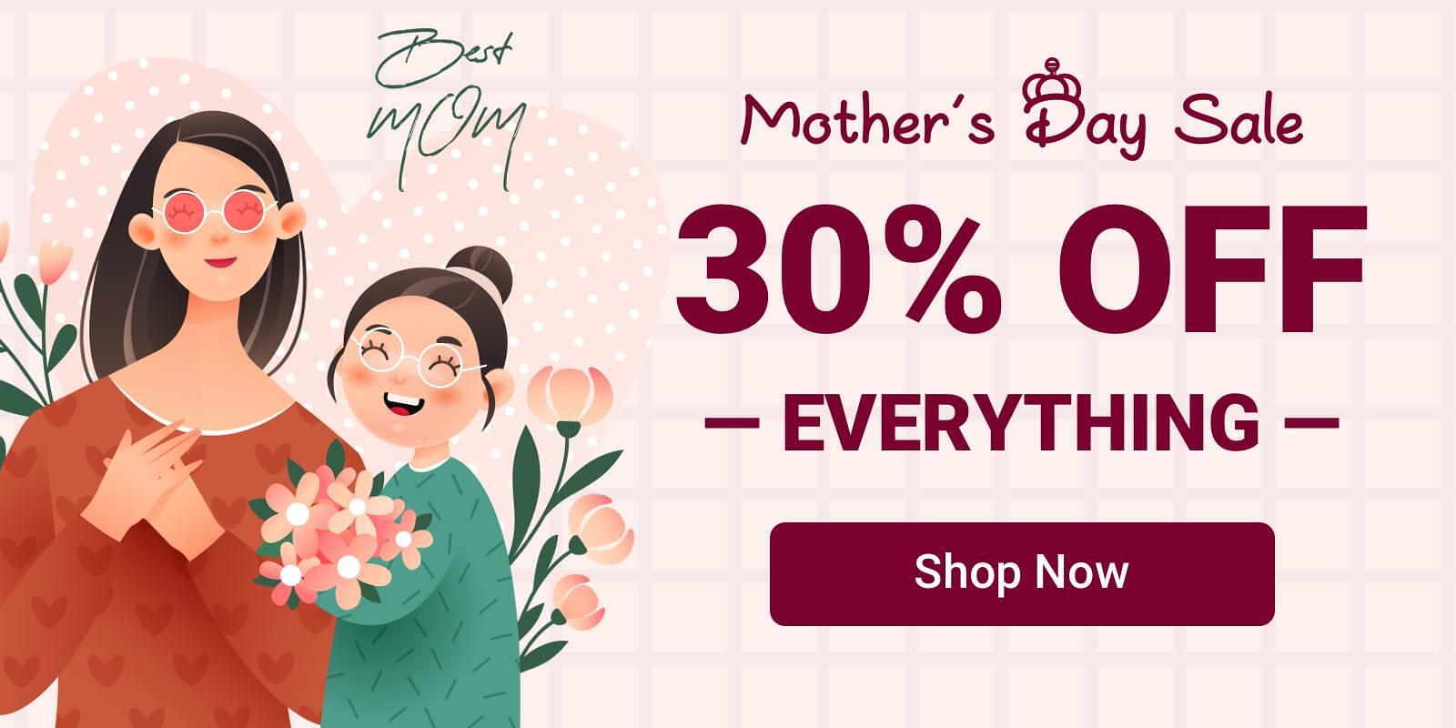 Mother's Day Sale: 30% Off ALL Eyewear