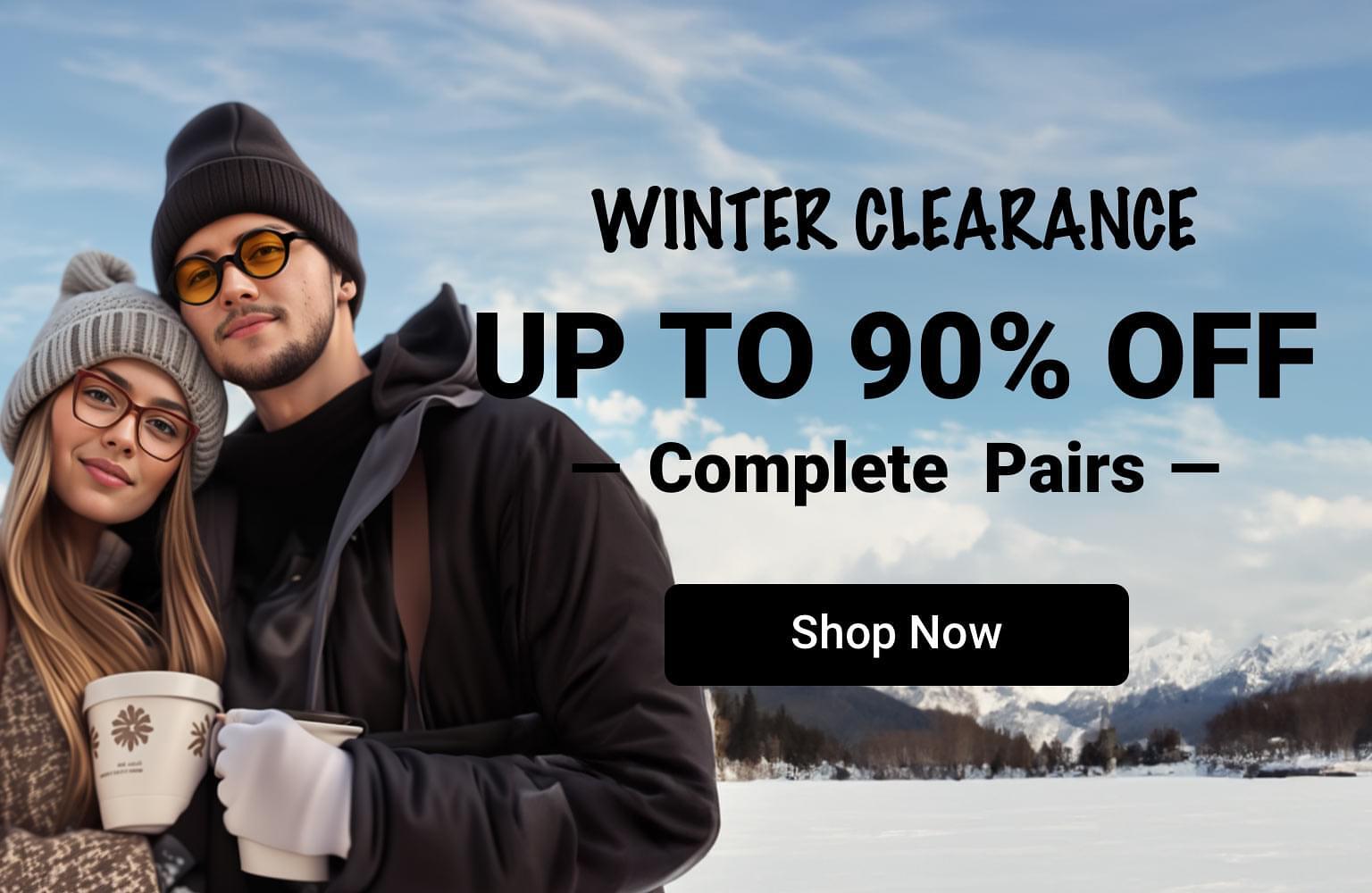 Winter Clearance Sale: Up to 90% Off