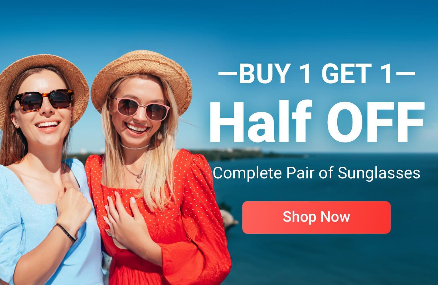 Buy 1 Get 1 Half Off Sunglasses