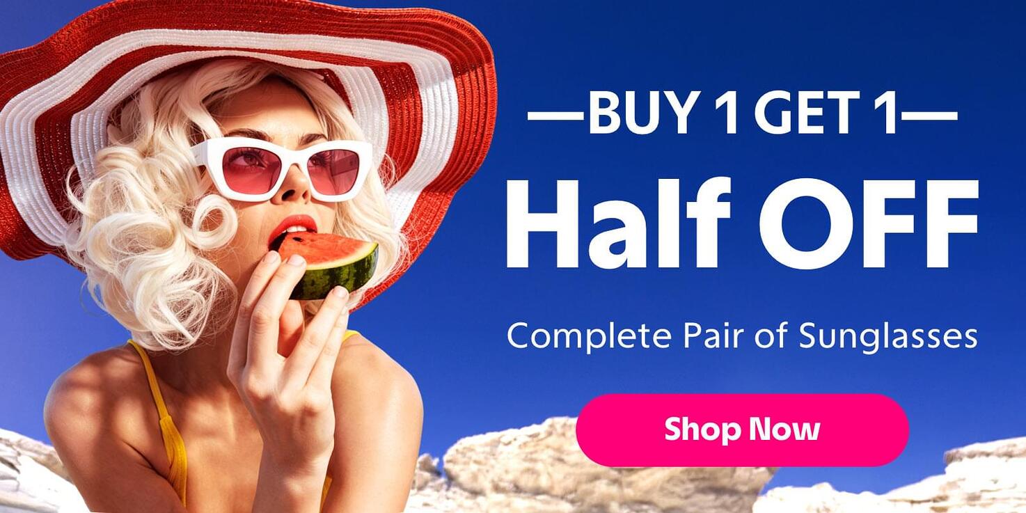 Buy 1 Get 1 Half Off Sunglasses